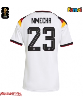 Germania Felix Nmecha #23 Echipament de Fotbal Replică Mondial 2026 Femei Acasa Germania Felix Nmecha #23 Echipament de Fotbal Replică Mondial 2026 Femei Acasa